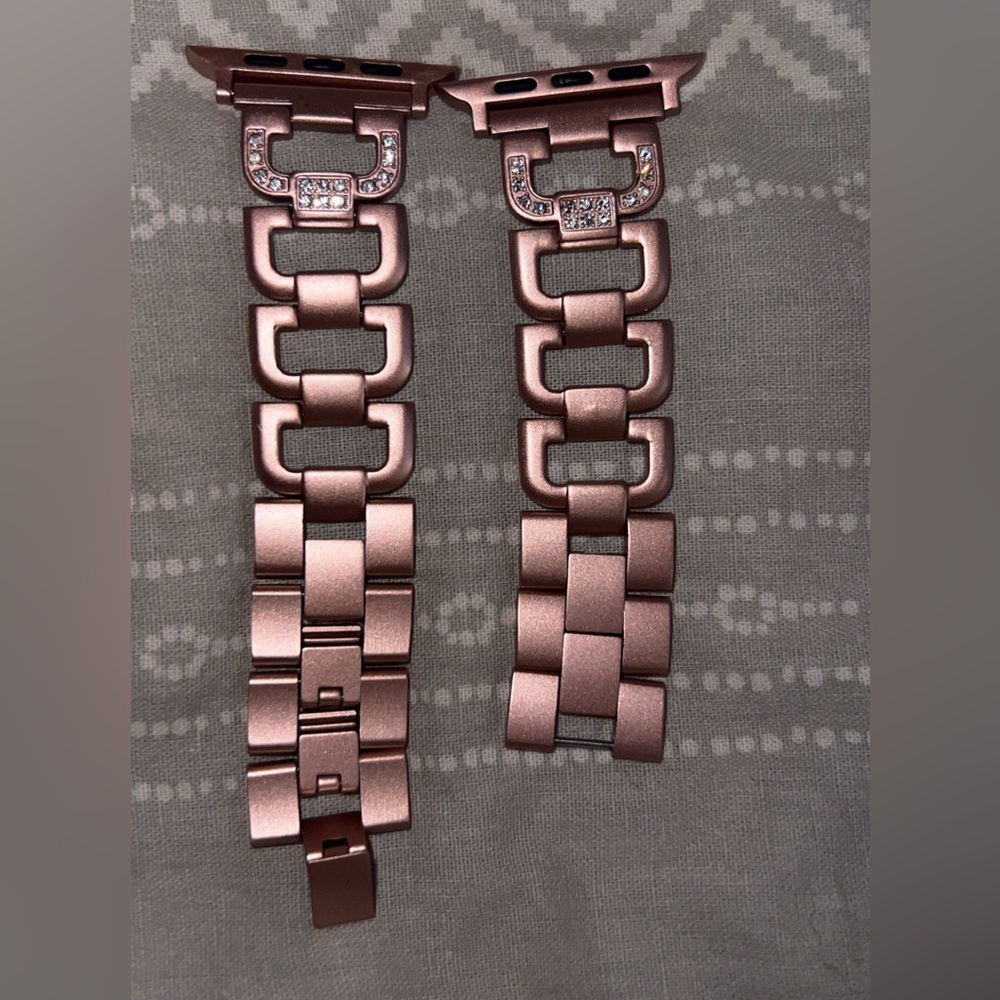 Rose Gold Apple Watch band